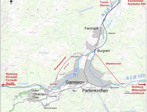 Kramertunnel, Verlegung B23 neu westlich Garmisch Partenkirchen